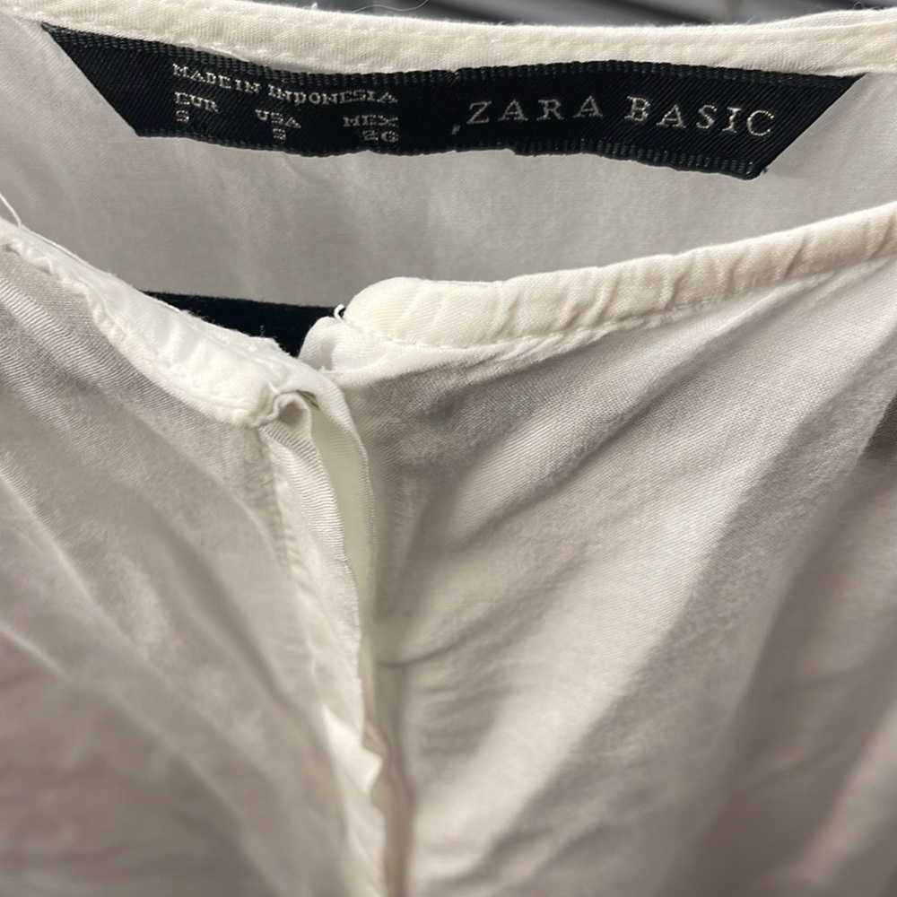 Zara White blouse
